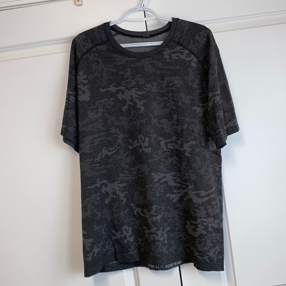Lululemon Camo Metal Tech Short Sleeve